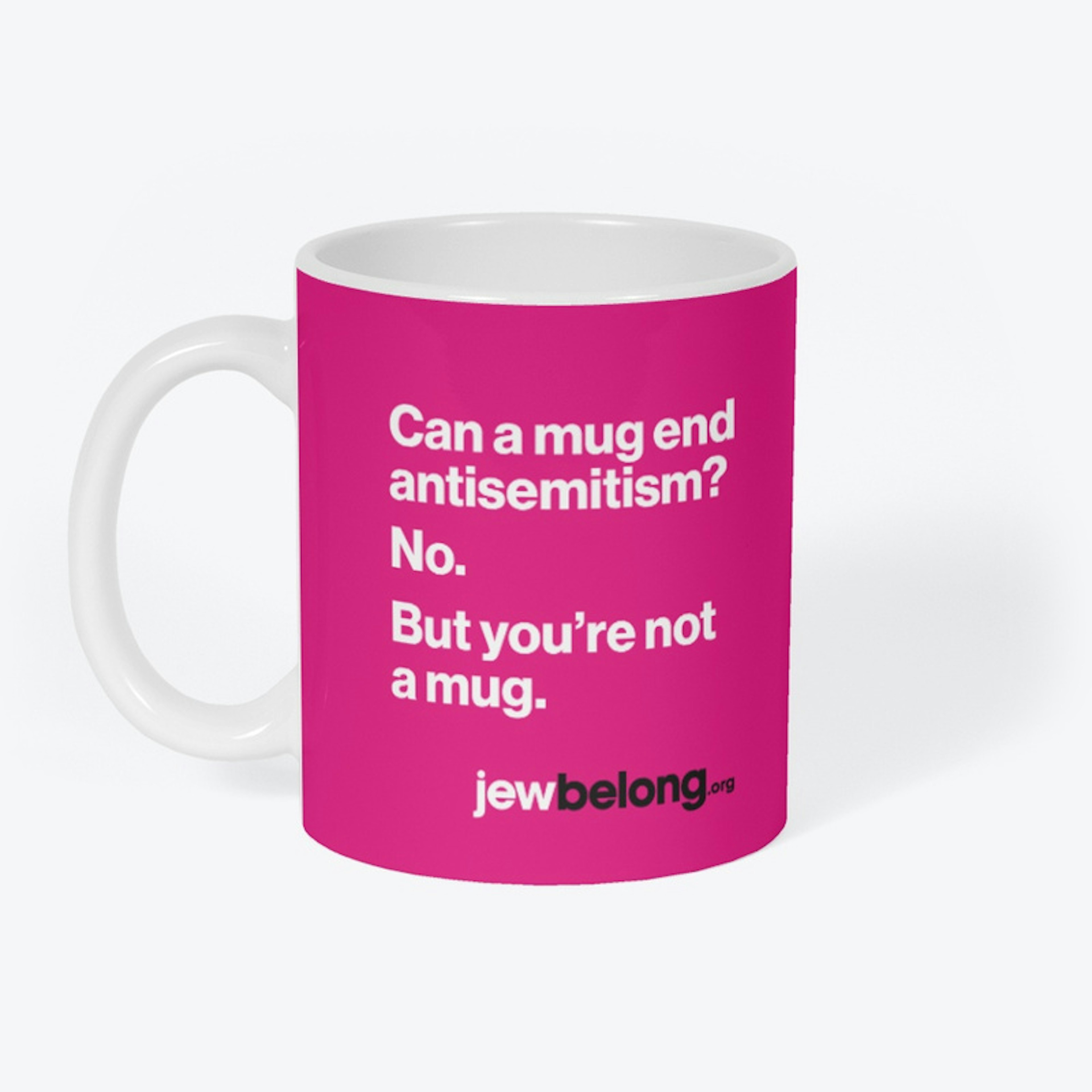 Ceramic mug with slogan