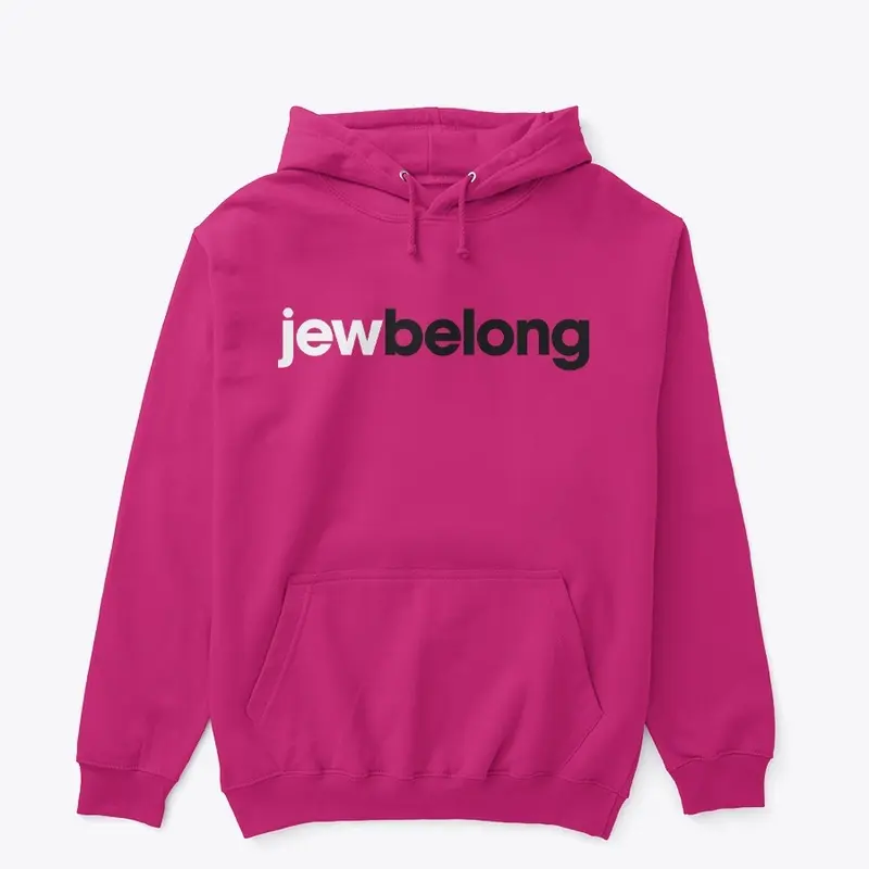 Hoodie with slogan on back