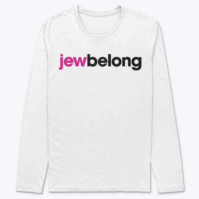 Unisex long sleeve tee with slogan