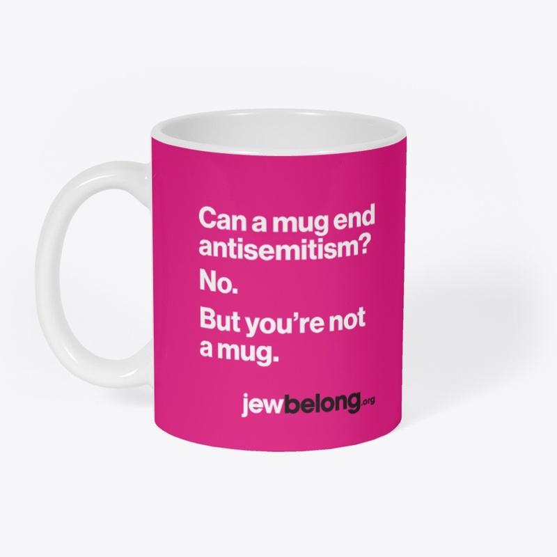 Ceramic mug with slogan